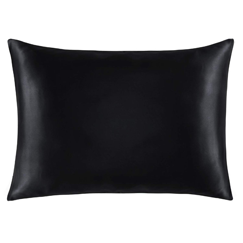 Zippered 19 Momme Natural Mulberry Silk Pillowcase, Both‑Side Real Silk Pillow Cover for Hair & Skin, Sold as 1 Piece - NTBAY