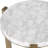 Kenerly Carrara Marble Drink Table
