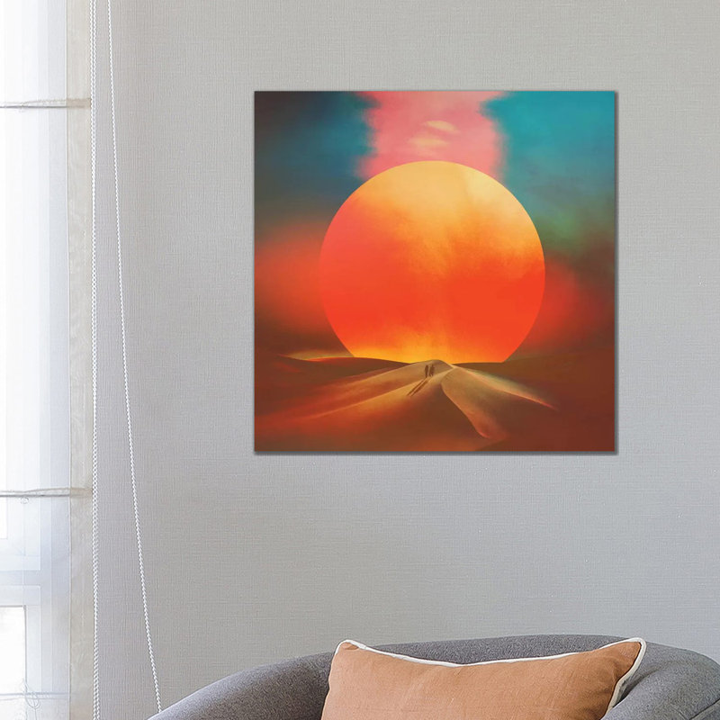 Setting Sun by Fran Rodriguez - Wrapped Canvas Print, 66.04 cm H x 66.04 cm W x 1.91 cm D