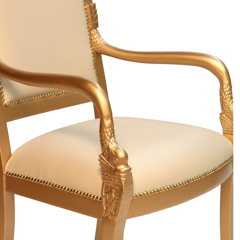  24 po de largeur, Crème/beige, Or