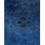 Tapis bleu / bourgogne / gris surdimensionné nouvel âge 6 pi 1 po x 8 pi 6 po Overdyed