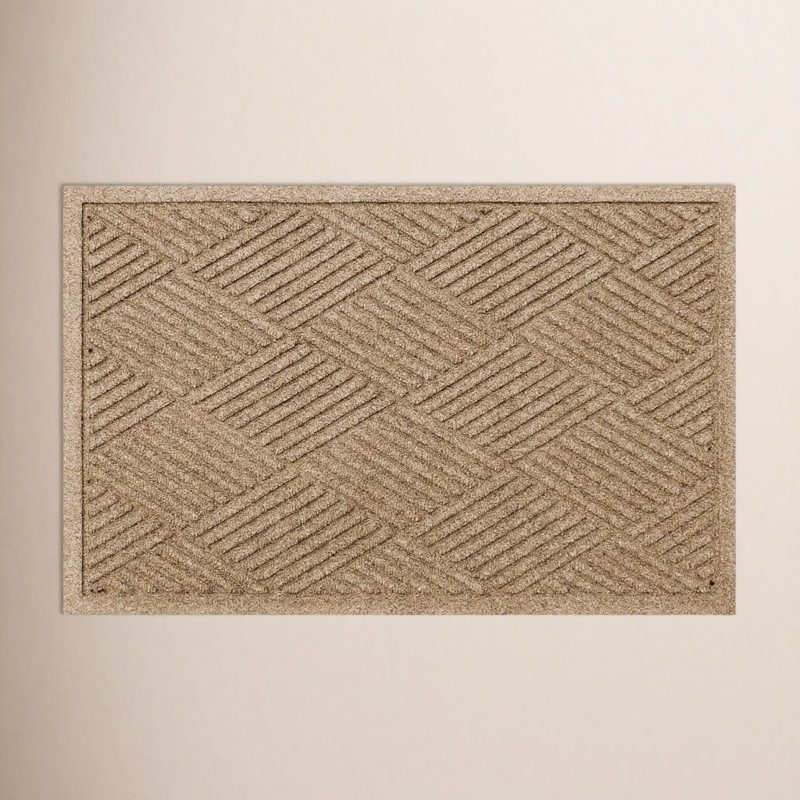 WaterHog® Diamonds Indoor Outdoor Doormat, Camel, Rectangle 2' x 3'