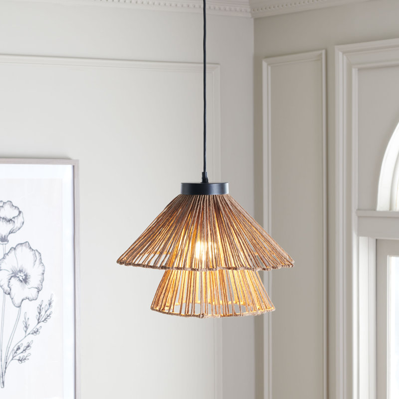 Luminaire suspendu conique 1 lumière Anahya