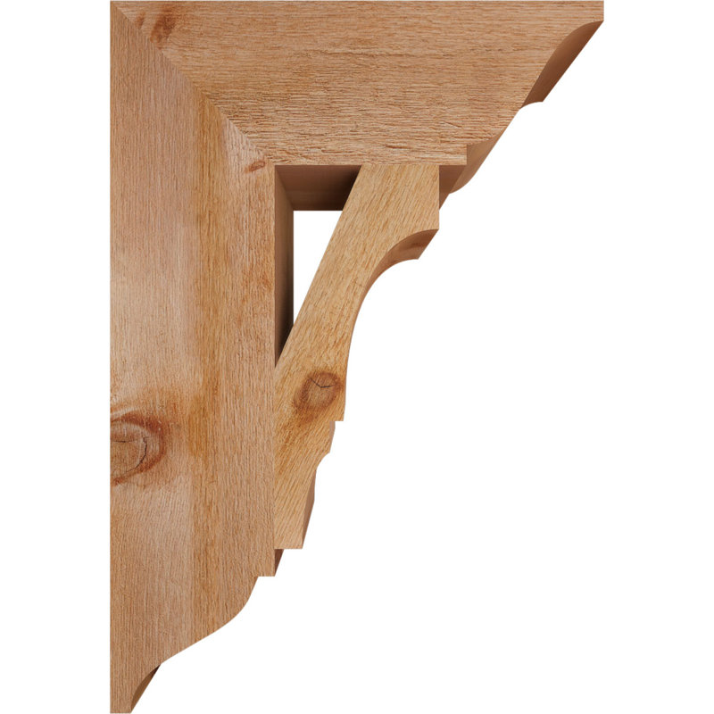 Support traditionnel Balboa, Cèdre rouge de l'Ouest brut, L 6 po x P 18 po x H 26 po