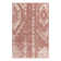 Loreen Geometric Machine Woven Rectangle Polypropylene Indoor / Outdoor Area Rug in Rust Red
