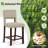 Counter Stool with Solid Wood Frame