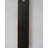 9.5X2x47.2" Decorative Rubber Frame Mirror With Elongated Oval Frame