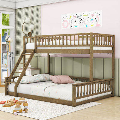 Katienne Bunk Bed With Ladder And Guardrails