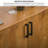 Retro Simple Iron Wrought Solid Wood Sideboard-122801883