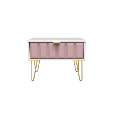 Allem 58cm W Manufactured Wood Bedside Table