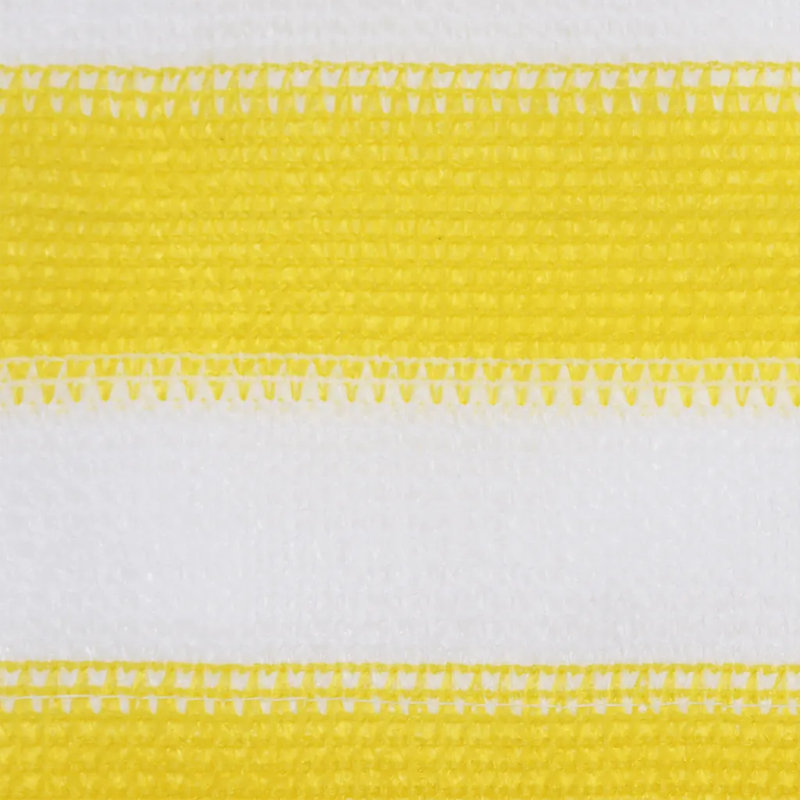 Chauvigny 0cm H x 236.22cm W Yellow And White Plastic Yard/Privacy Fence