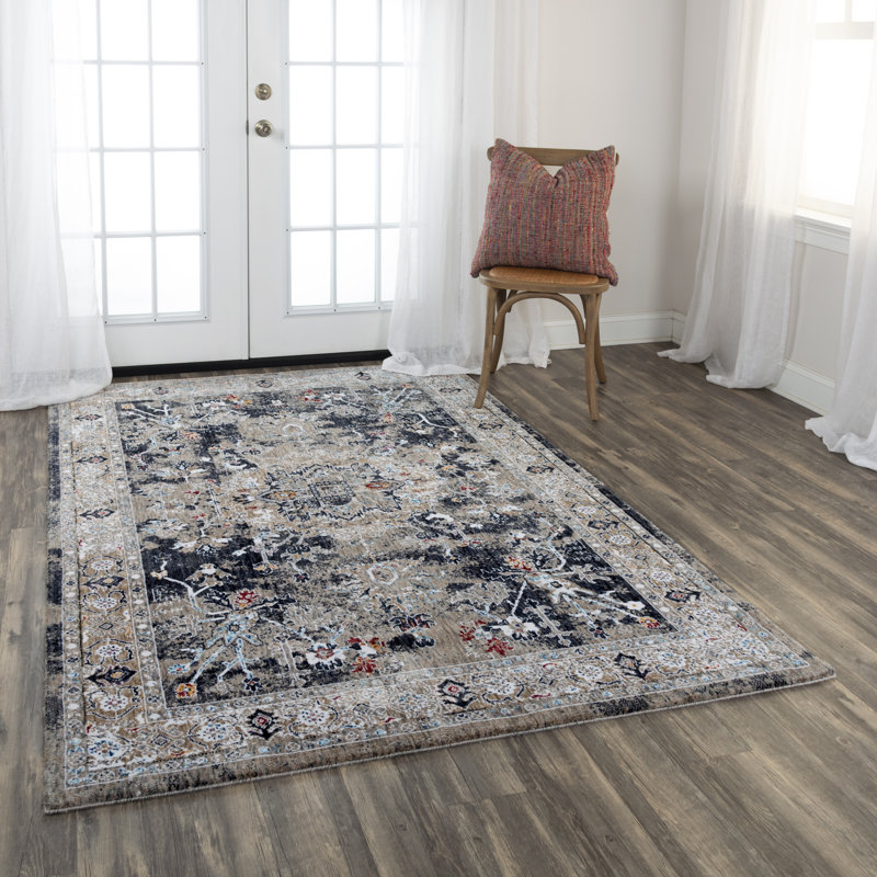 Tapis oriental gris, Rectangle 10 pi x 13 pi