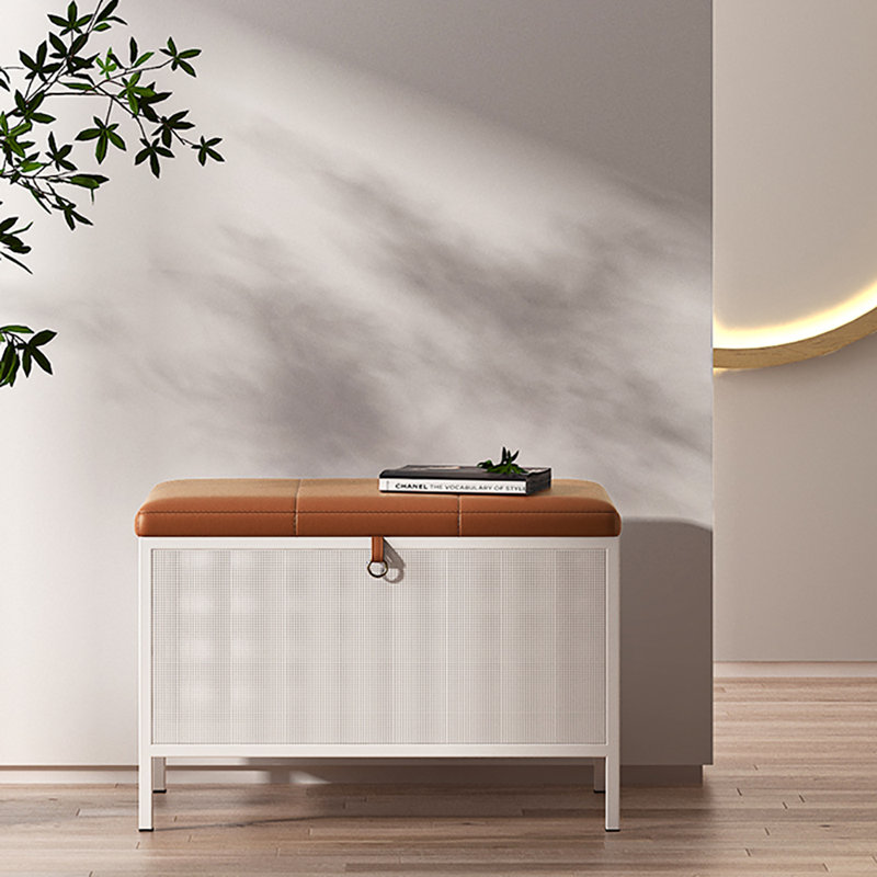 Rangement pour chaussures 26 po, Brun / Blanc