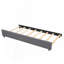 Lit plateforme tapissier en lin avec lit gigogne