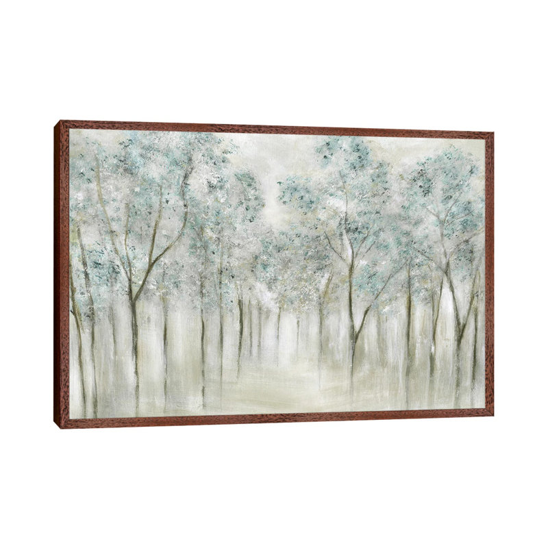 Neutral Spring - Print on Canvas, 152.5 cm H x 101.5 cm W, Classic Brown Wood Framed