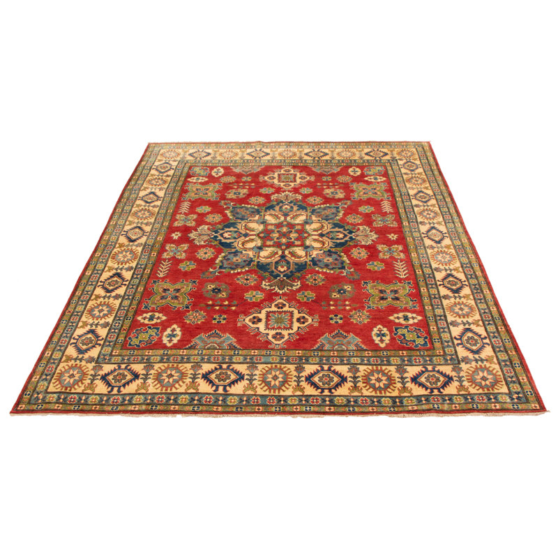Tapis rouge foncé Finest Ghazni 8 pi 1 po x 9 pi 9 po