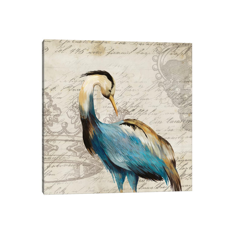 Heron I by Aimee Wilson - Wrapped Canvas Print, 45.72 cm H x 45.72 cm W x 3.175 cm D