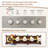 Camino 4-Function Luxury 16 Inch Thermostatic Rain Shower Set with Remote Control 64 Color Lights-88543379