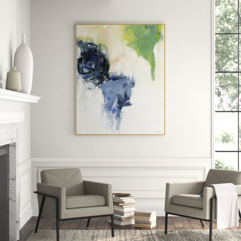 Trio Abstract' Framed Print on Canvas