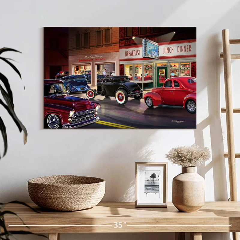 Phil's Diner, 30" H x 45" W