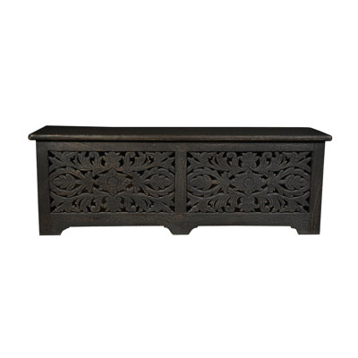 Harleen Solid Wood Storage Bench
