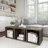 Irieana Stackable Cube End Table - Contemporary Minimalist Modular Shadowbox Accent Piece for Bedroom, Living Room, or Office-1347764167