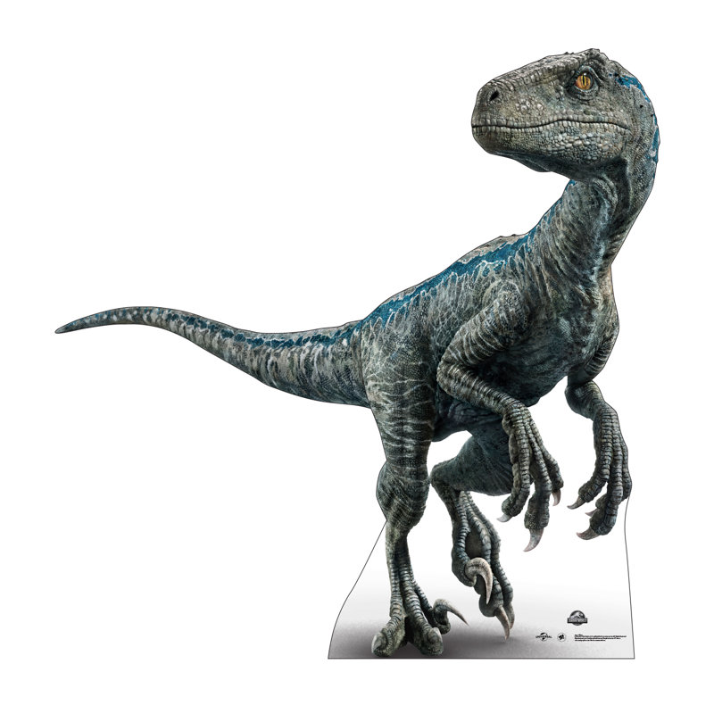 76 x 75 in. Blue Dinosaur Cardboard Cutout Standee