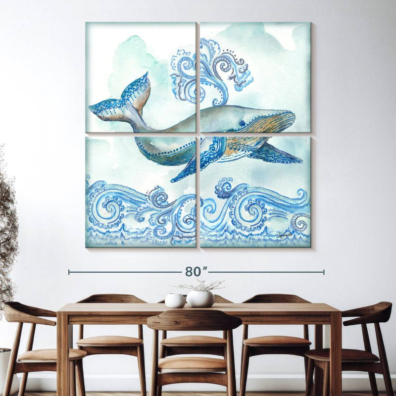Brampt Boho Shells - Whale, 74'' H x 74'' W