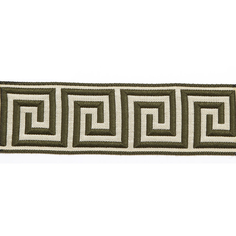 Ruban de jacquard méchant - tissu ardoise, Câpre