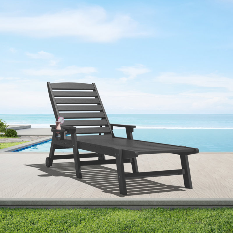 Chaise Adirondack d'extérieur Grzedzinska, Gris