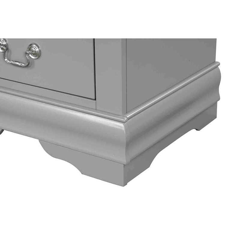 Table de chevet 1Pc, Gris