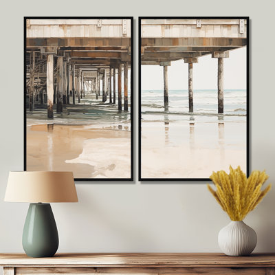 Minimalisme beige, Horizon I, art sur toile