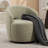 Fabric Swivel Accent Armchair Barrel Chair With Powder Coating Metal Ring-213276242