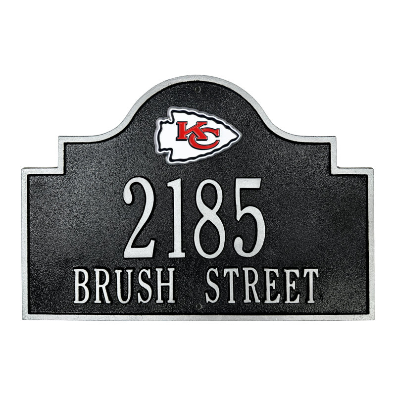Plaque de Kansas City Chiefs Gateway Arch NFL, Chiefs de Kansas City