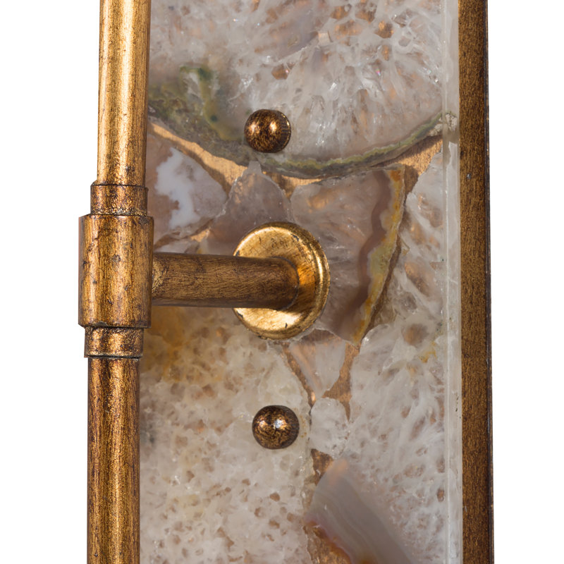 Garnet Sconce - Gold, Gold