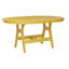 Berlin Gardens Harbor Tropical Aruba Blue 64″ Oblong Dining Table-1037312001