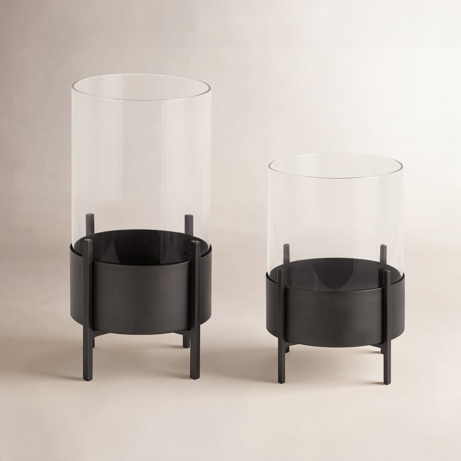Osiris 2-Piece Metal Hurricane Set, Black