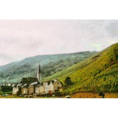 Painted Church by Mountain Hill 1 Piece Wrapped Canvas Wall Art