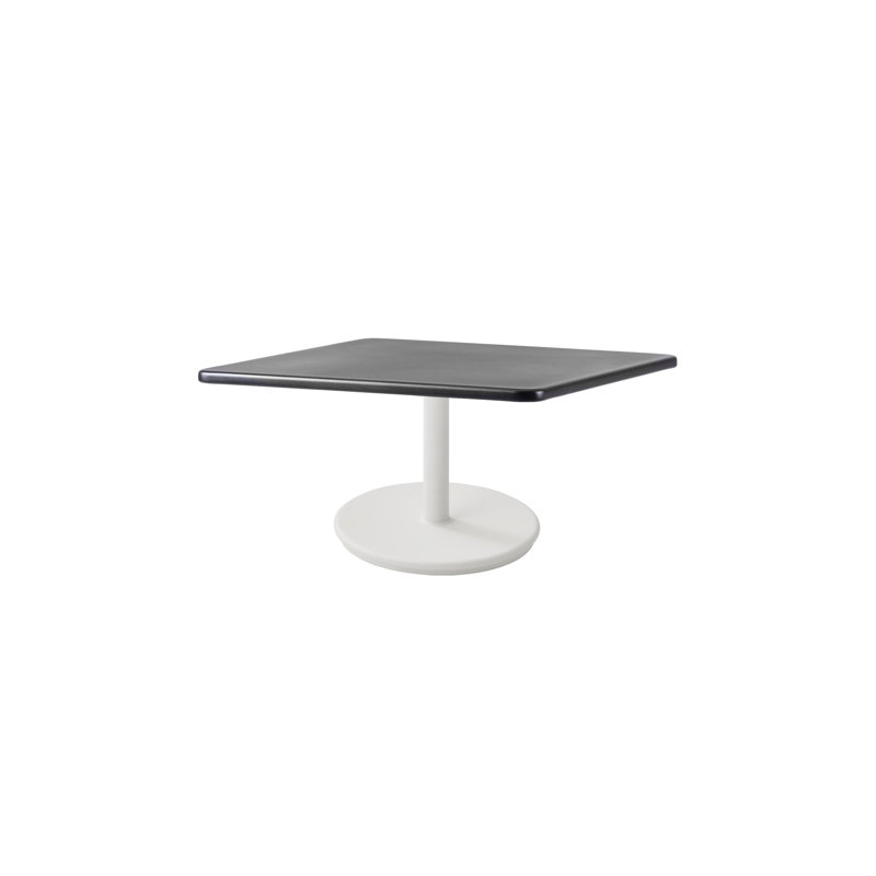 Go Outdoor Square Coffee Table, Lava Gray, Lava Gray