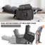 Fauteuil inclinable électrique à deux moteurs Leatherair-1605497739