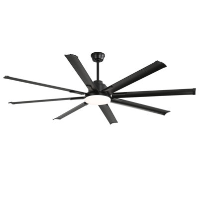 Modern Large Design Ceiling Fans With Smart Remote Control 8 Fan Blades For Living Room