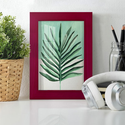 Verging Palm I - Impression encadrée avec verre