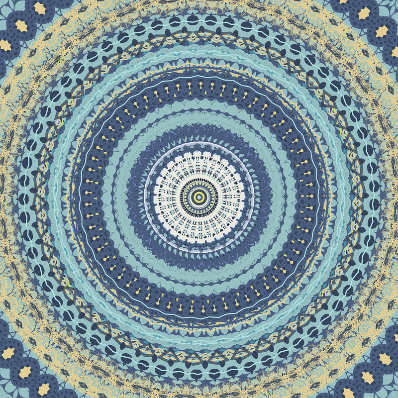 Cottage Boho Mandala, H 12 po x l 12 po