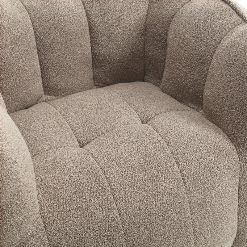 Sofas Upholstered Accent Chair,Bedroom chair,Living room chair, Coffee Chenille, 26" H x 42.5" W x 33.5" D