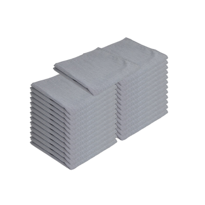 Polyester Square Napkin, Dark Gray
