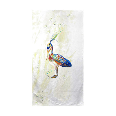 Serviette de plage héron fantaisie Reeser