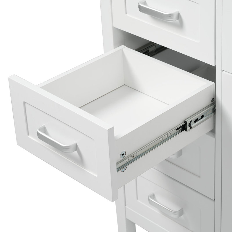 Meuble-lavabo 48 po avec lavabo en résine, Blanc