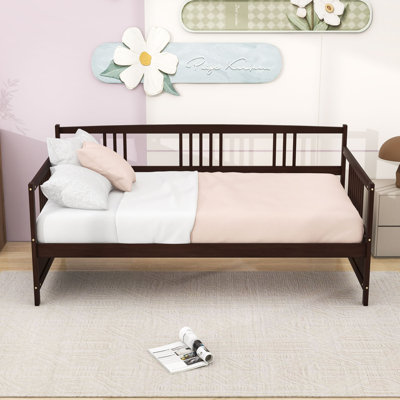 Wooden Twin Daybed with Sturdy Slats and Under-Bed Storage