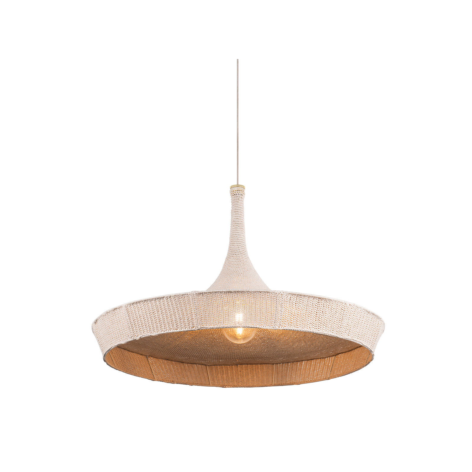 ISOLA Pendant, 24.25" H x 38" W x 38" D