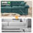 Geneveve 84" Chenille Upholstered Pillow-Top Arm Loveseat Sofa with Memory Foam Cushions and Pocketed Coil Springs-1829428585